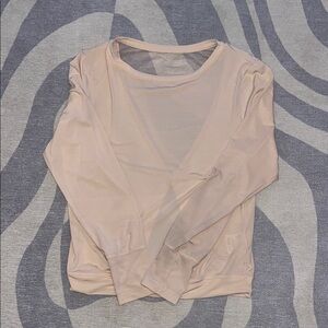 ZYIA peach Long Sleeve Blouse